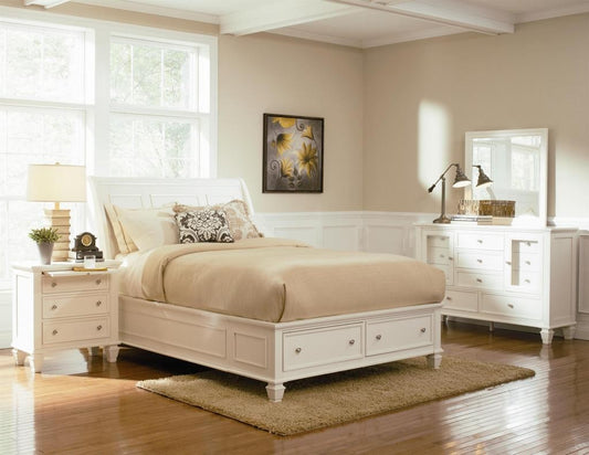 Sandy Beach White Bedroom Collection