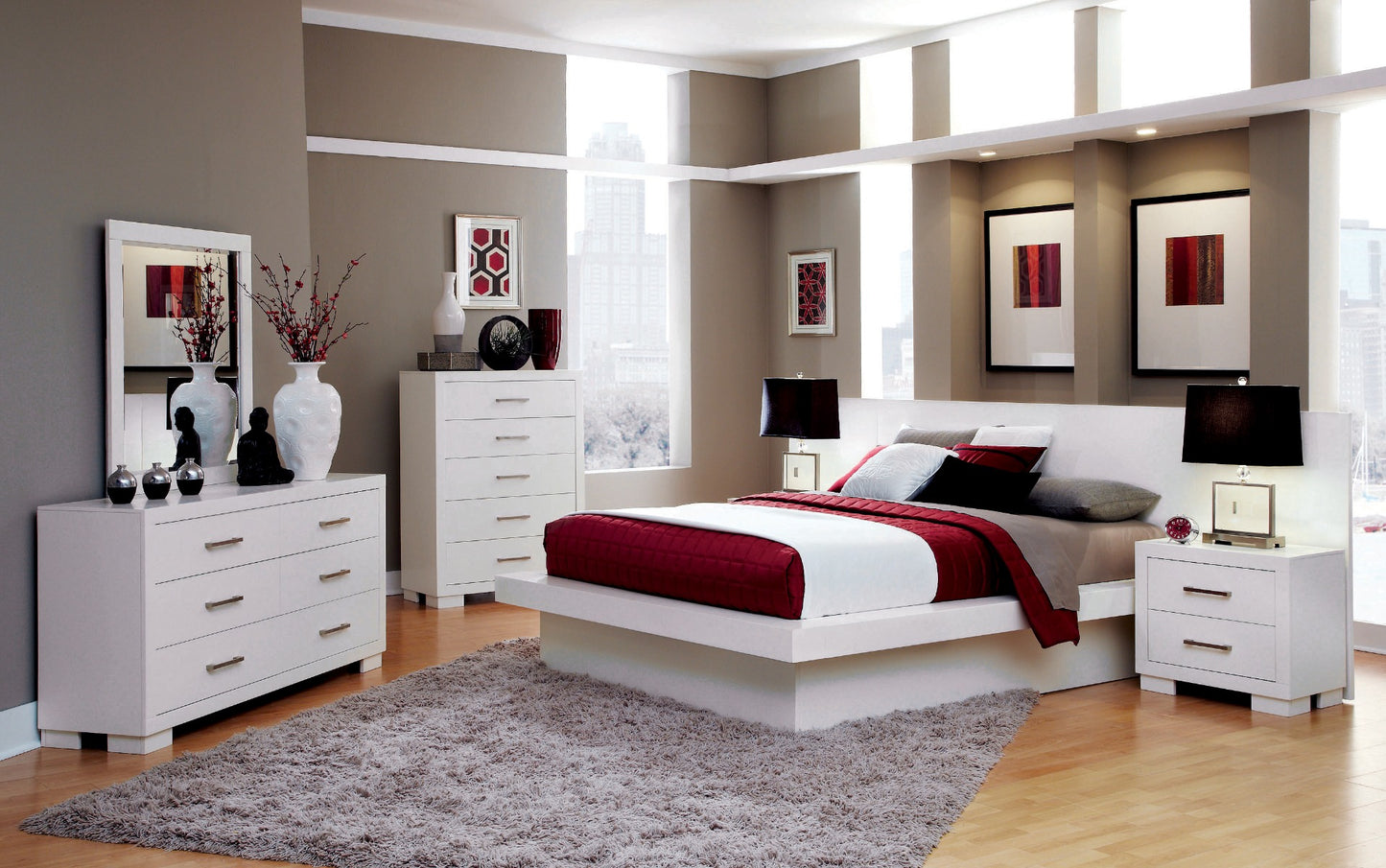 Jessica 4 Bedroom Pc Set - King Bed