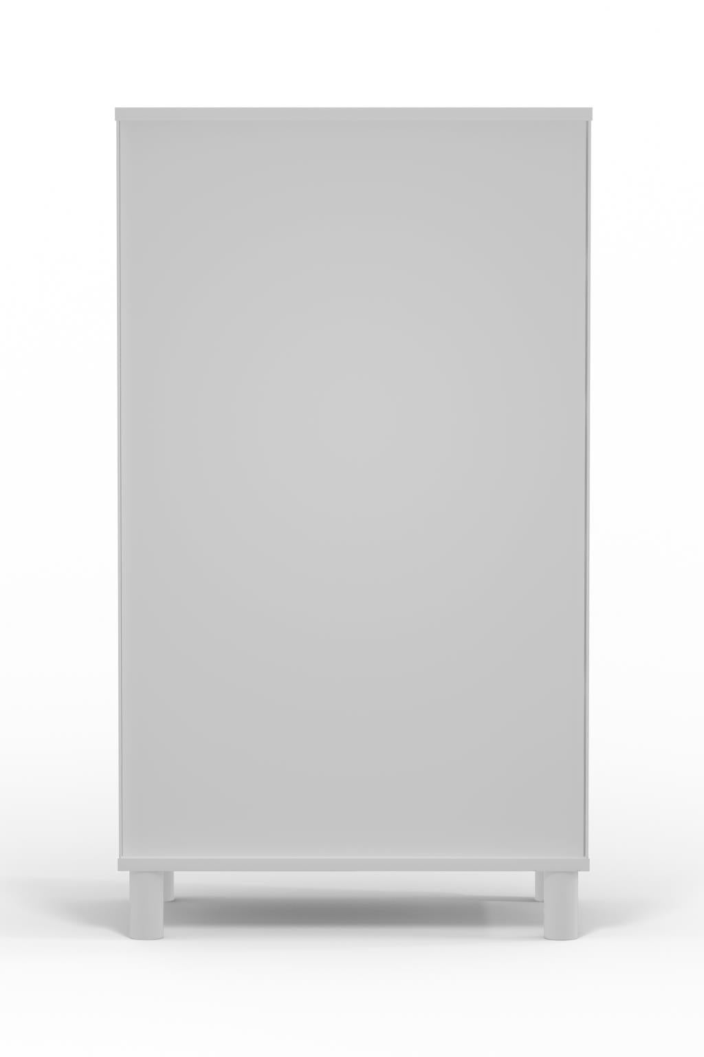 Cómoda blanca de 5 cajones Stapleton