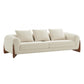 VIG Modrest Fleury - Contemporary Cream Fabric Sofa Collection