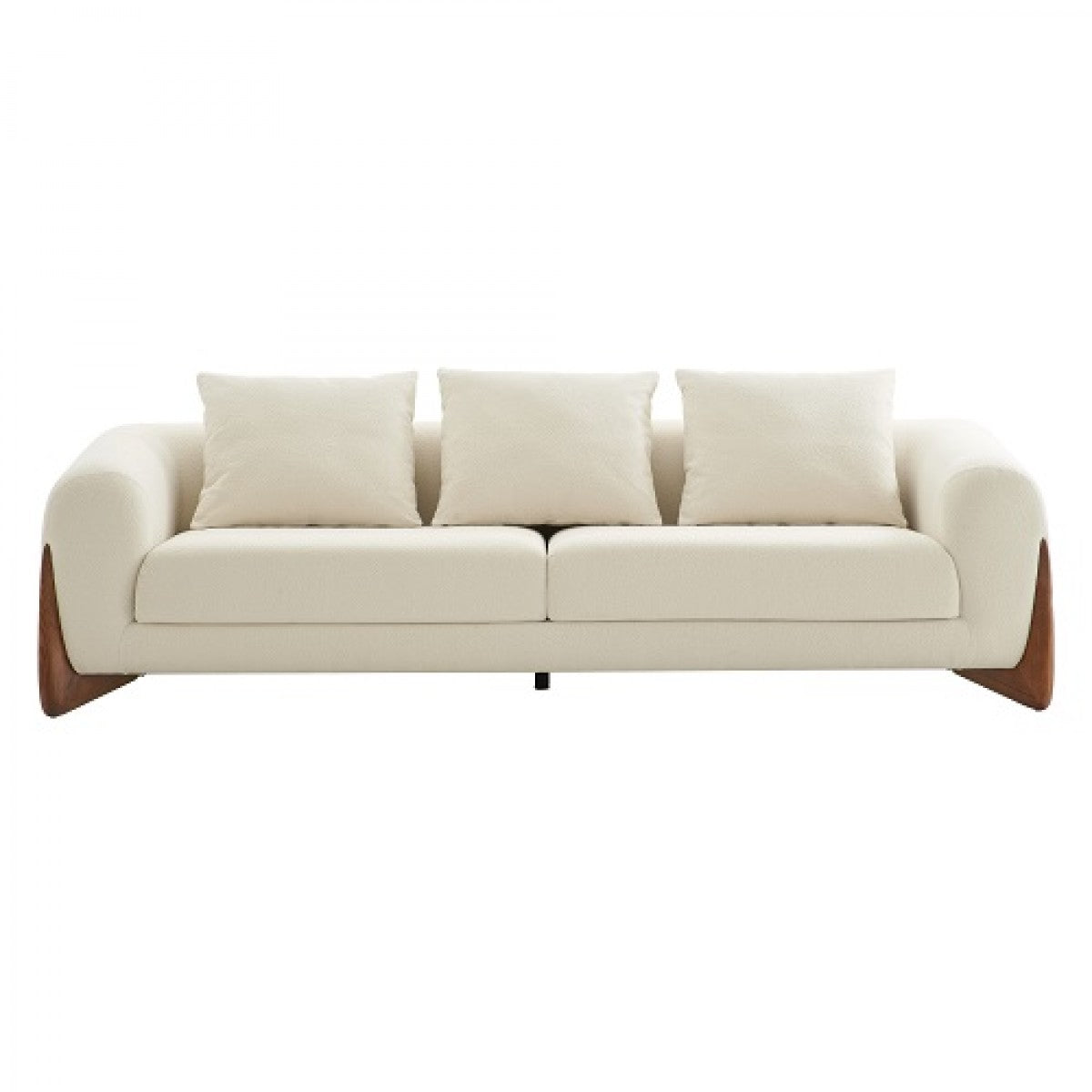 VIG Modrest Fleury - Contemporary Cream Fabric Sofa Collection