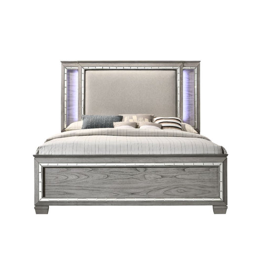 Antares 21820 Acme Bedroom Collection - Light Grey Oak