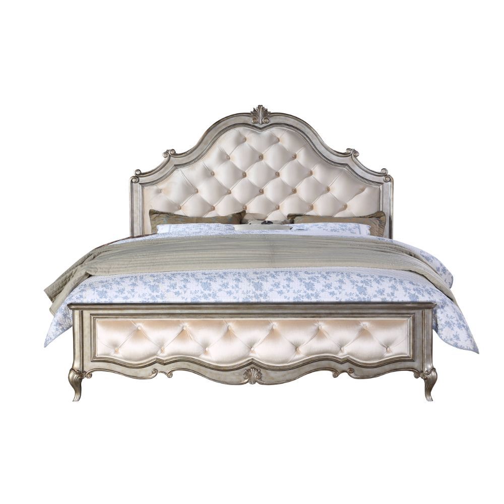 Acme Furniture Esteban Bedroom Collection - Champagne Finish