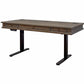 Martin Furniture Carson Sit/Stand Desk - Weathered Dove