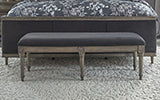 Alderwood Upholstered Bench 223126