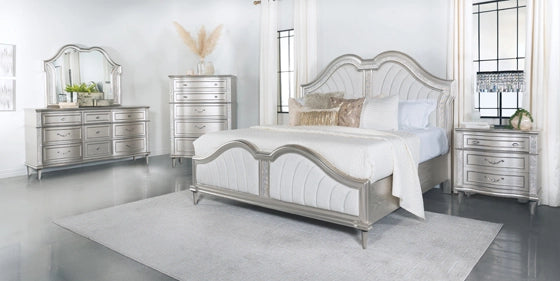 Evangeline Upholstered Platform Bedroom Collection by Coaster