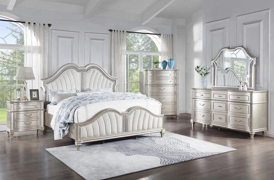 Evangeline Upholstered Platform Bedroom Collection by Coaster