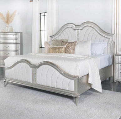 Evangeline Upholstered Platform Bedroom Collection by Coaster