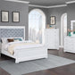 Coaster Furniture Eleanor Bling Bedroom Collection - Silver Velvet