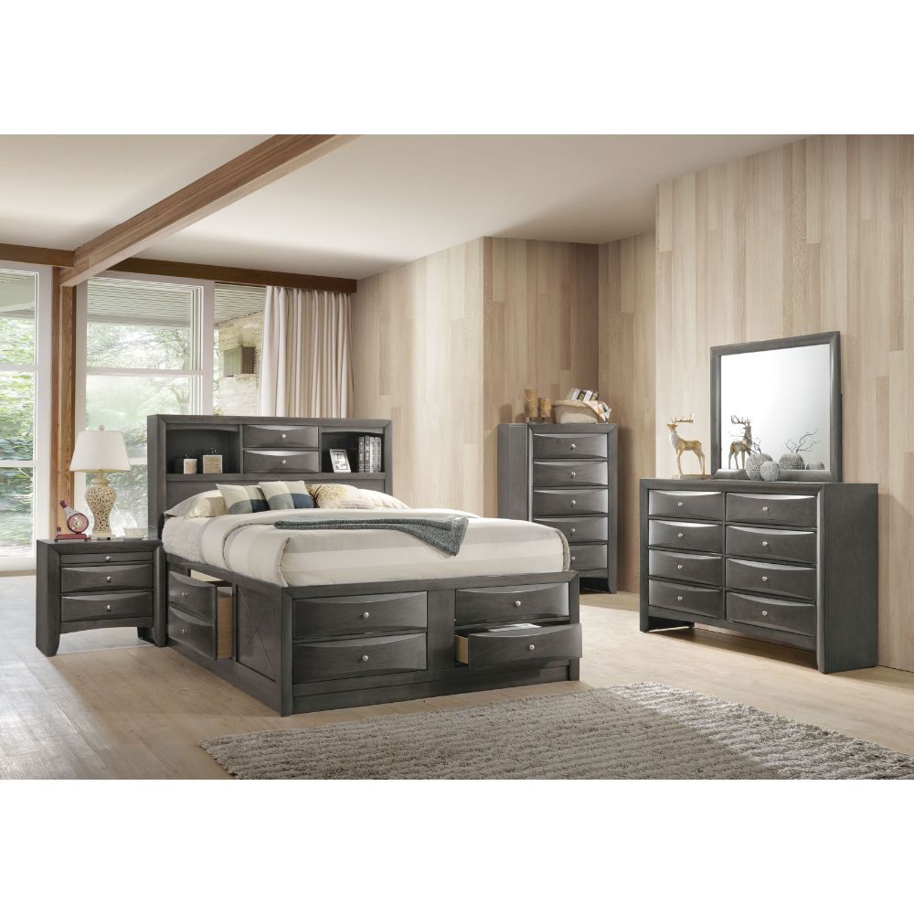 Acme Furniture Ireland 8 Drawer Storage Bed - 4 Color Options