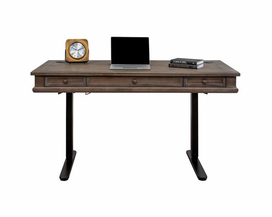 Martin Furniture Carson Escritorio para sentarse/de pie - Paloma desgastada