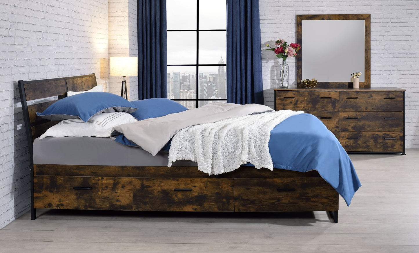 Juvanth 4 Pc Bedroom Set - King Bed