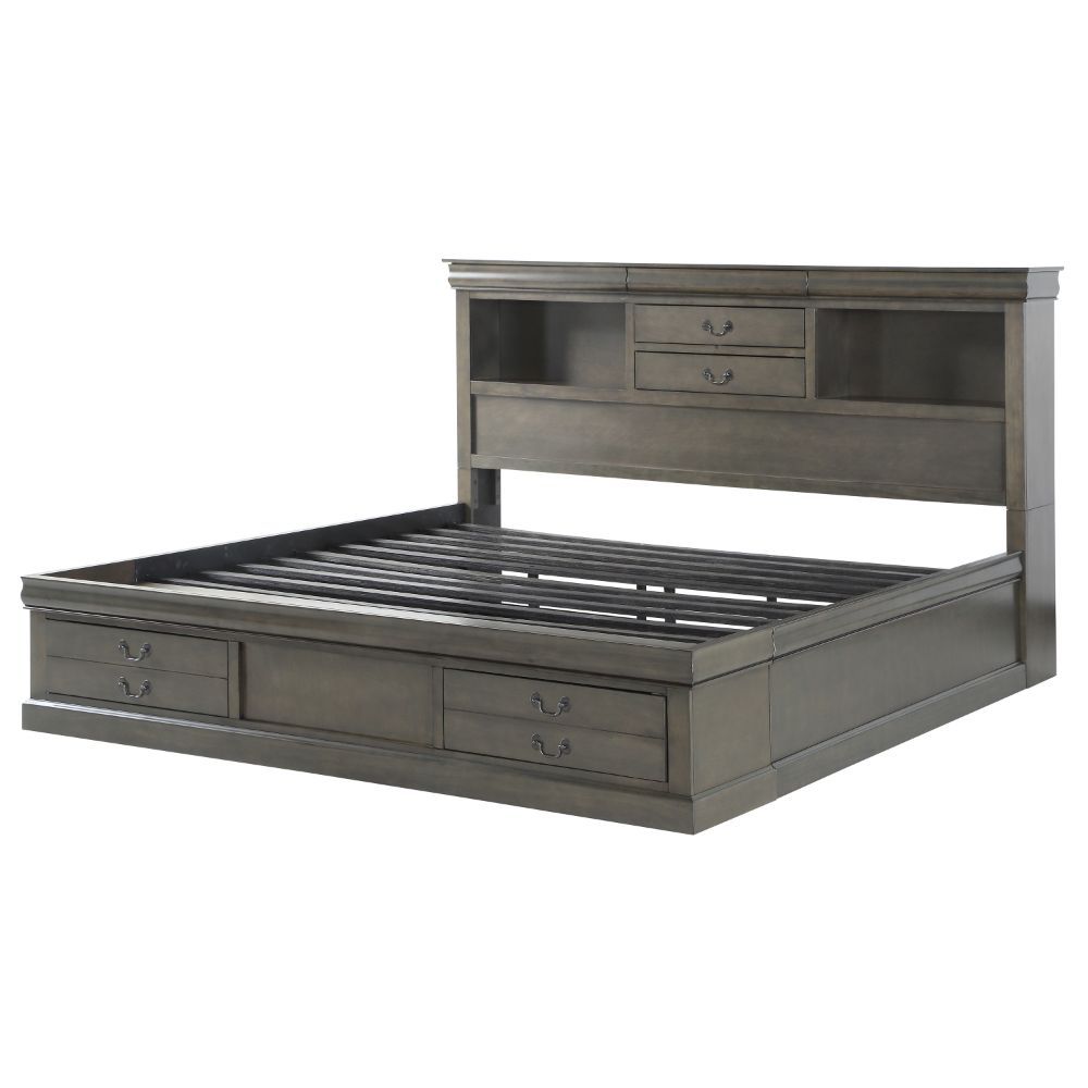 Louis Philippe Storage Bedroom Set by Acme - 5 Colors