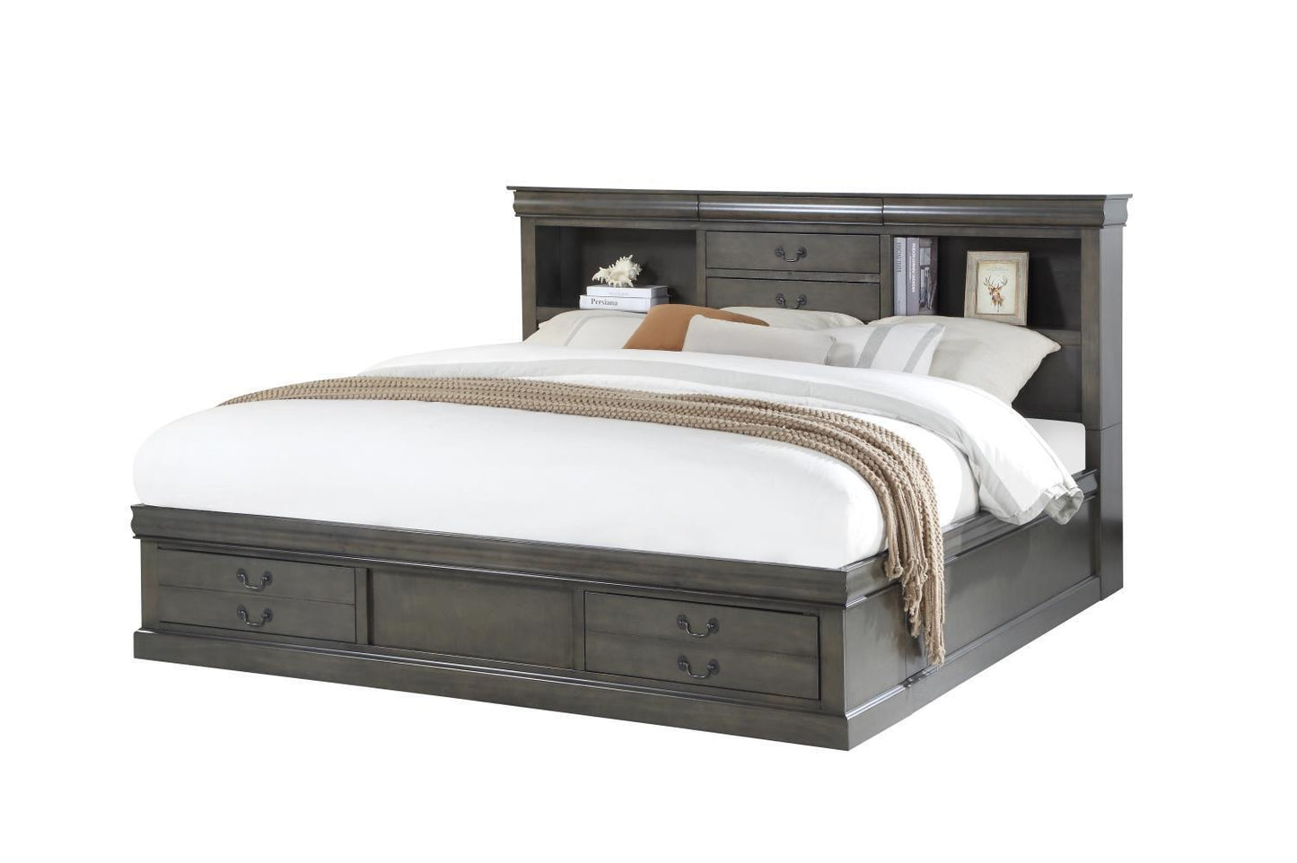 Louis Philippe Storage Bedroom Set by Acme - 5 Colors