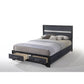 Colección de dormitorio Naima - Almacenamiento FB (negro)