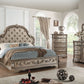 Acme Northville Bedroom Collection Antique Silver - Nailhead Trim