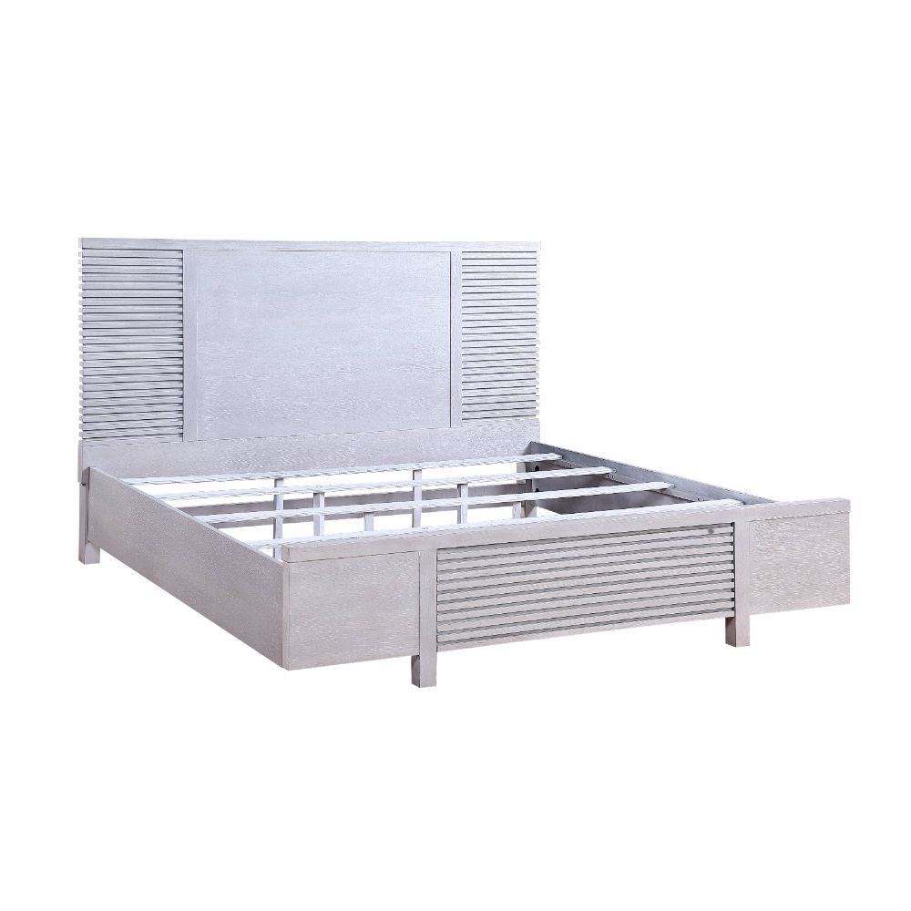 Aromas Storage Bedroom Collection - Coastal White Oak Finish
