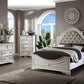 Acme Florian Classic Design Bedroom Collection - Antique White Finish