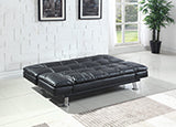 Dilleston Futon Sofa Bed - Black