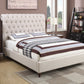 Devon Button Tufted Beige Bed by Coaster