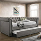 Kepner Daybed w/Trundle - Grey Fabric