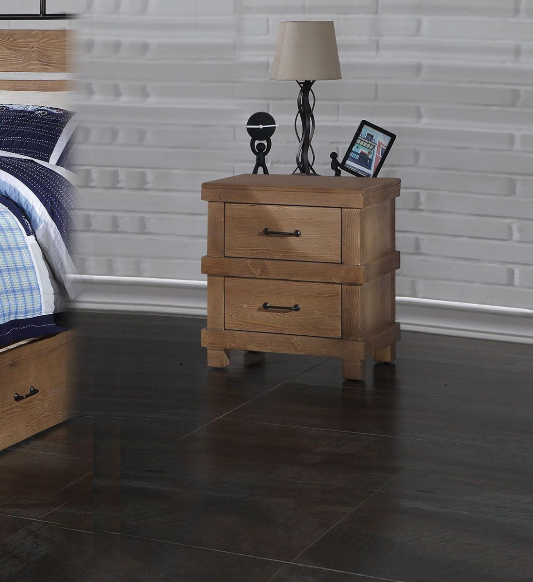 Adams Industrial Style Twin Bedroom Collection - Trundle
