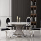 Colección de comedor Zales - Plata u oro