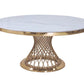 Colección de comedor Zales - Plata u oro