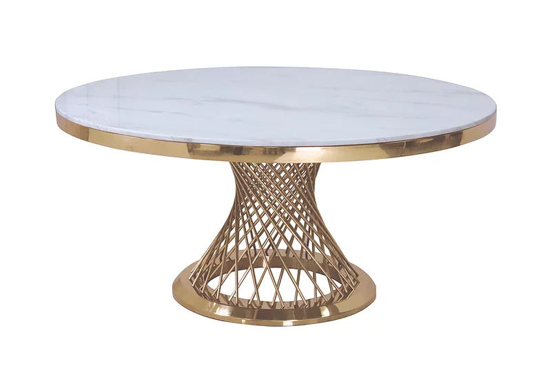 Colección de comedor Zales - Plata u oro