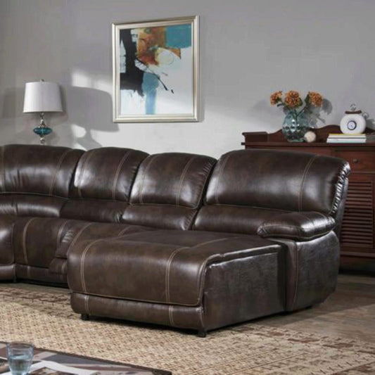 McFerran SF3673 Savannah 4 Pc Motion Sectional - Baseball Stitching