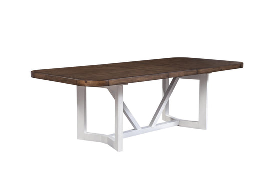 Alpine Furniture Donham Two Tone Dining Set