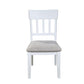 Alpine Furniture Donham Two Tone Dining Set