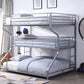 Caius II 3 Layer Bunk Bed - Silver or Gunmetal Finish