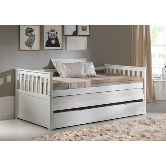 Cominia Twin Daybed + 2 Trundles - White Finish