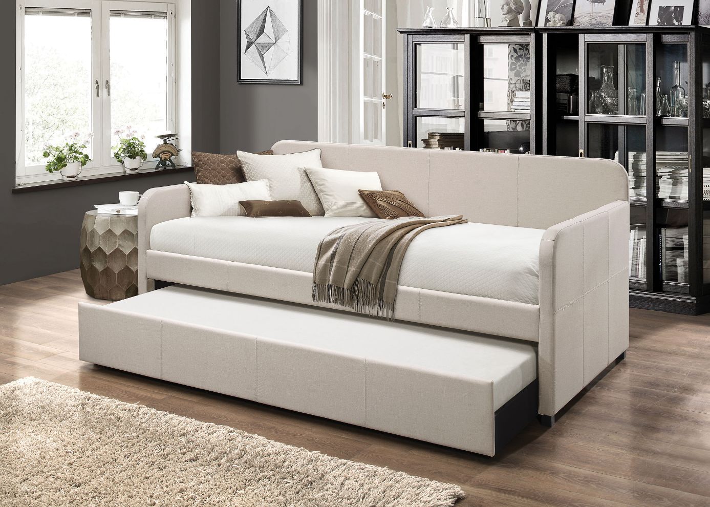 Sofá cama doble Jagger con cama nido desplegable