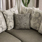 Angelia Gray Chenille Sectional SM5182