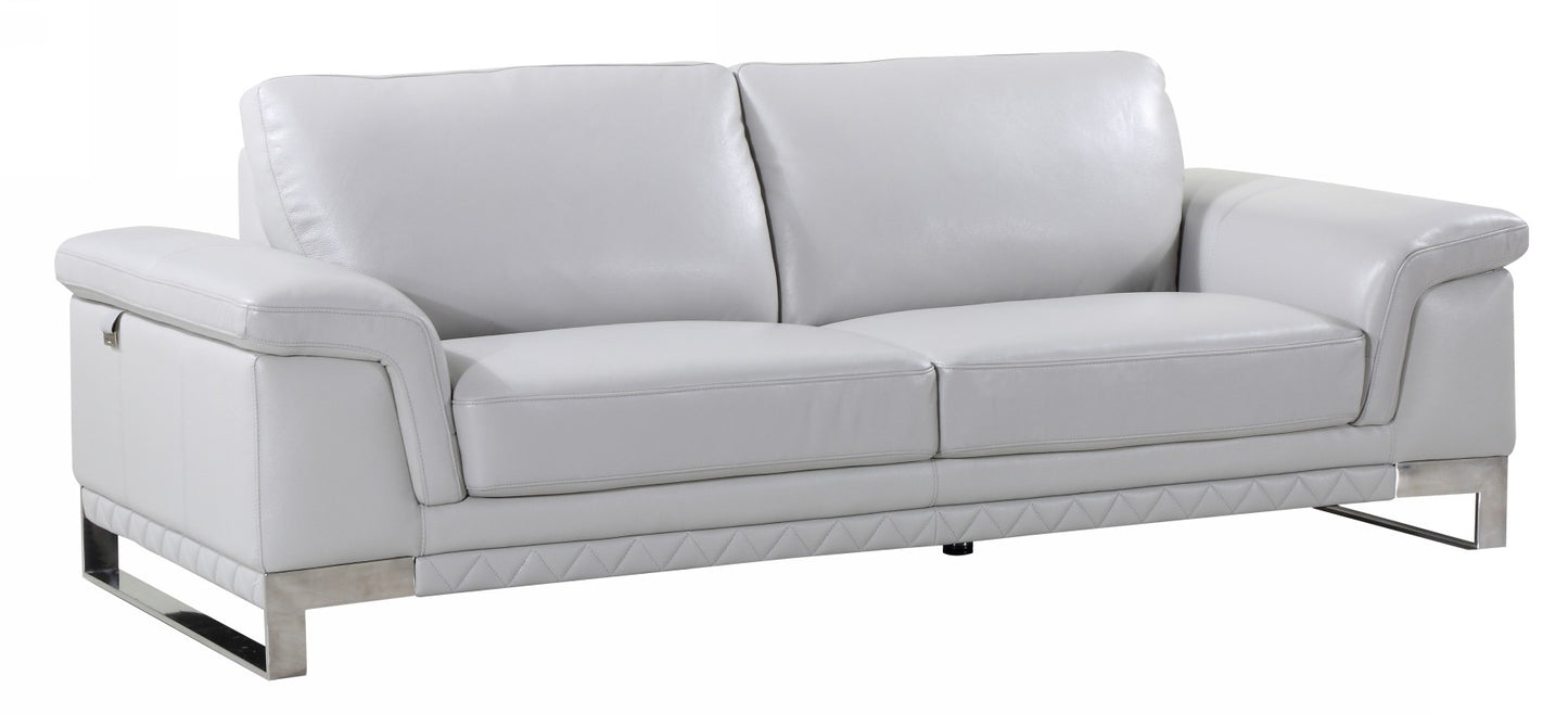 Global United 411 Italian Leather Sofa Collection - 3 Colors