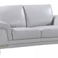 Colección de sofás de cuero italiano Global United 411 - 3 colores