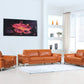 Colección de sofás de cuero italiano Global United 411 - 3 colores