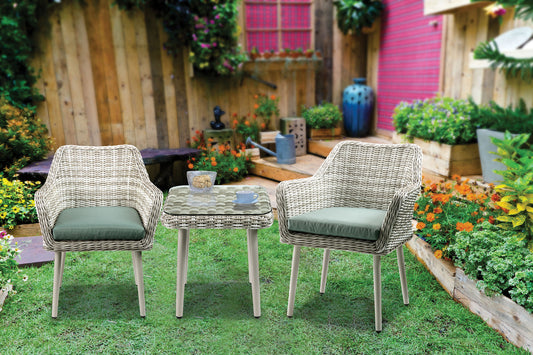 Tashay 3 Pc Patio Bistro Set 45005