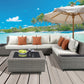 Acme Furniture Salena 45020 Outdoor Sectional & Cocktail Table