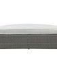 Glynn 45025 Patio Sofa & Ottoman by Acme - Gray Wicker
