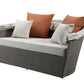 Glynn 45025 Patio Sofa & Ottoman by Acme - Gray Wicker