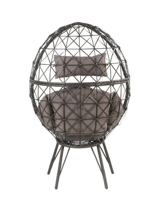 Aeven Patio Lounge Chair - Fabric & Wicker
