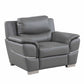 4572 Leather Match 3 Pc Sofa Collection - 3 Colors