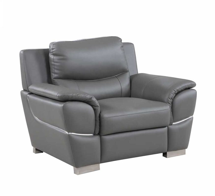 4572 Leather Match 3 Pc Sofa Collection - 3 Colors