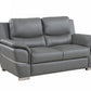 4572 Leather Match 3 Pc Sofa Collection - 3 Colors