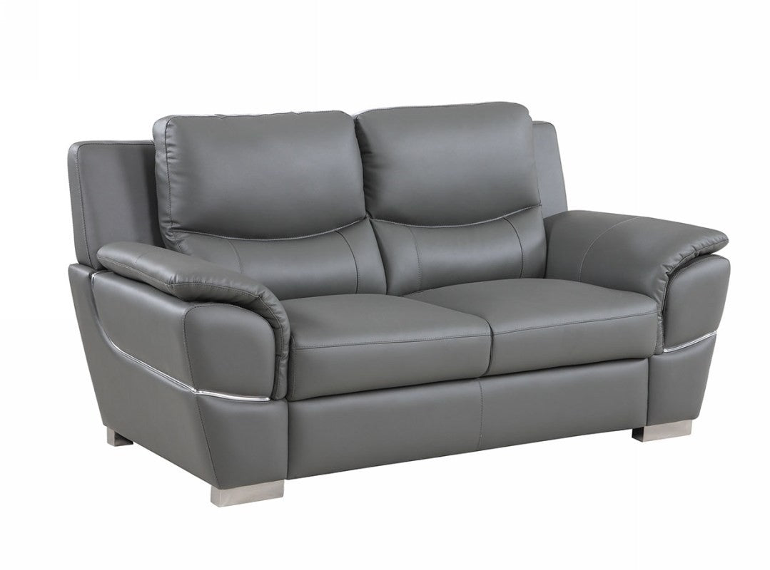 4572 Leather Match 3 Pc Sofa Collection - 3 Colors