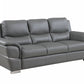 4572 Leather Match 3 Pc Sofa Collection - 3 Colors