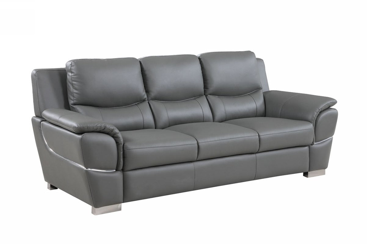 4572 Leather Match 3 Pc Sofa Collection - 3 Colors